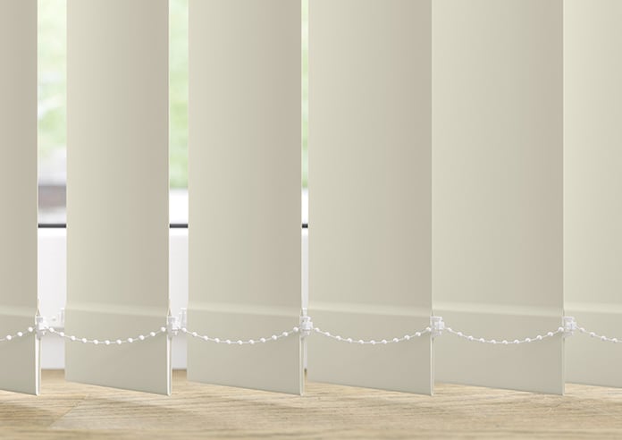 Orion (Blackout), Dairy Cream - Vertical Blind Slats - Image 3